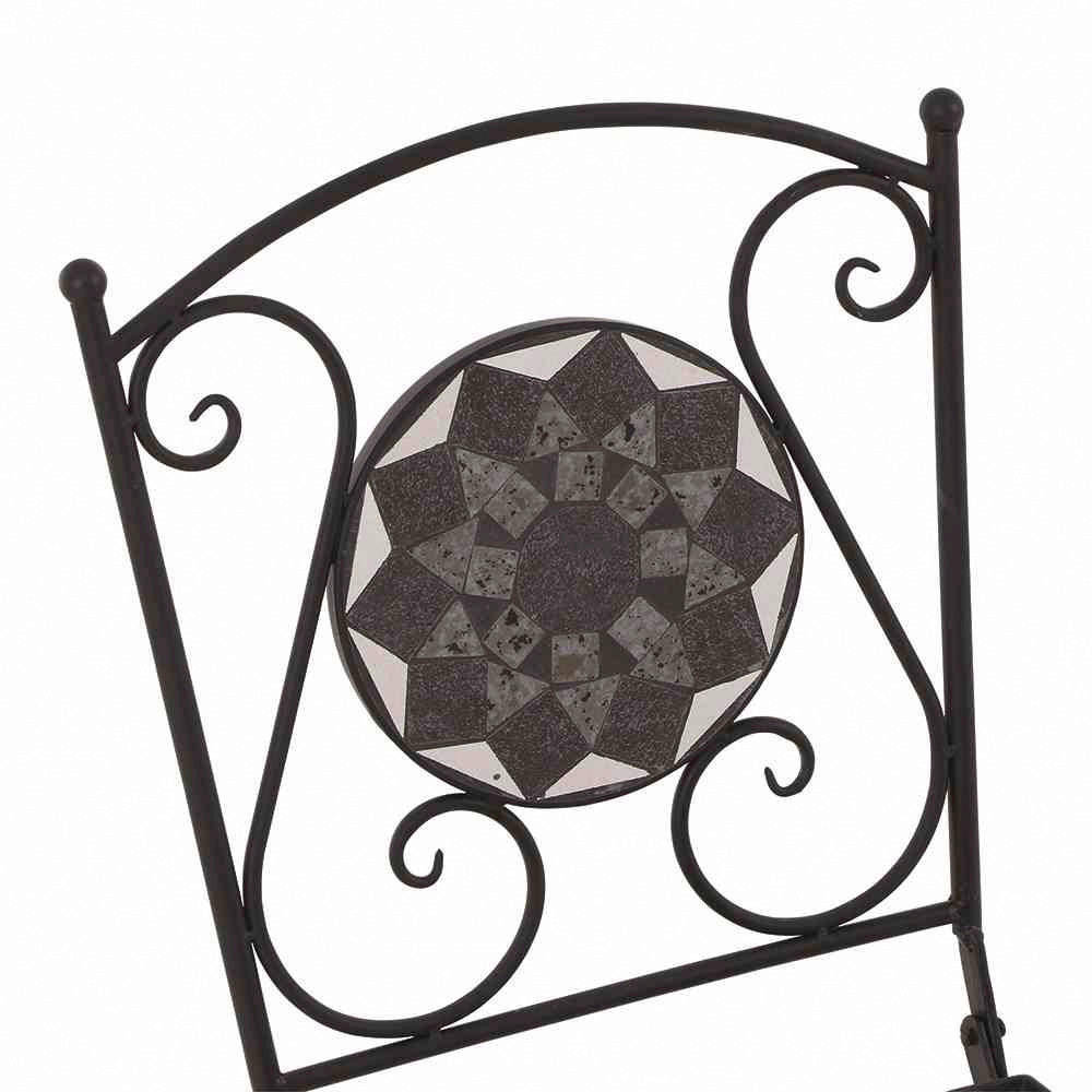 Gardamo Klappstuhl COMO schwarz Stahl COMO - schwarz - Gardamo