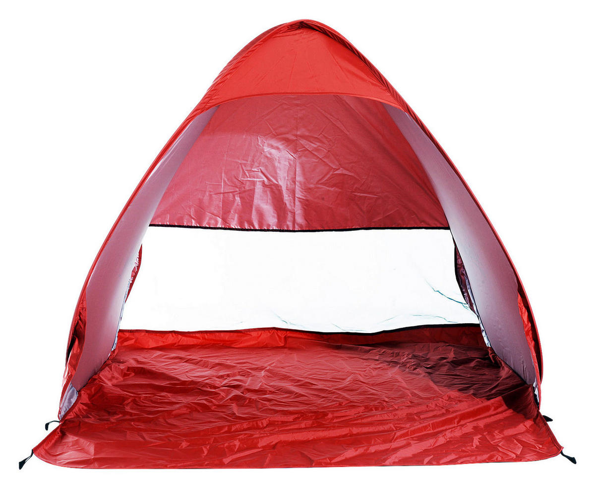 Outsunny Pop-Up Zelt rot Polyester-Mischgewebe B/H/L: ca. 200x115x150 cm Pop-Up_Zelt_für_2_Personen - rot (150,00/200,00/115,00cm) - Outsunny
