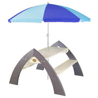 AXI Picknicktisch Kylo XL grau Holz B/H/T: ca. 119x75x108 cm Kylo XL - blau/weiß (119,00/75,00/108,00cm) - AXI