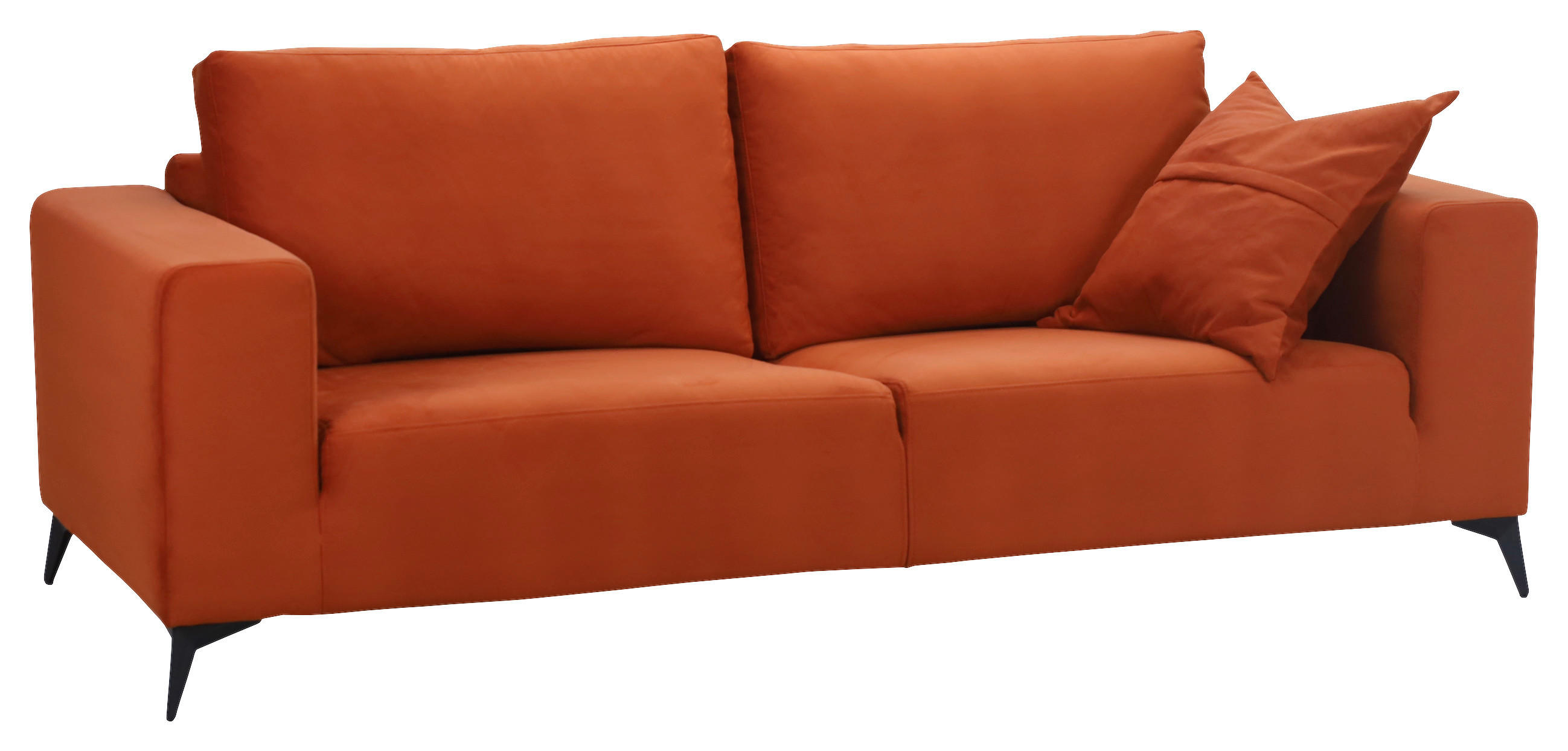 Sofa terracotta B/H/T: ca. 229x85x92 cm ...