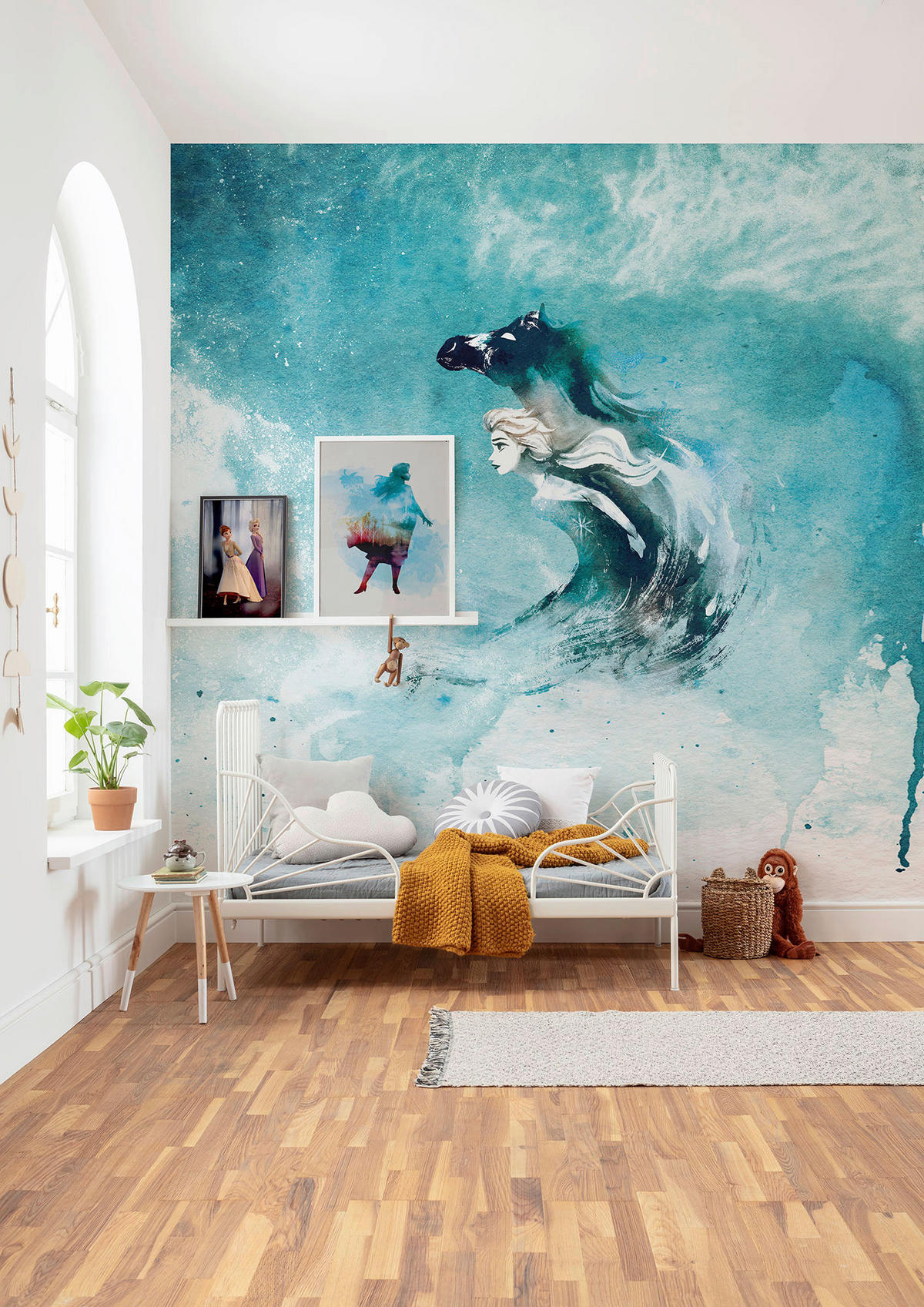 Komar Fototapete Frozen Spirit Of Wonder DX5-016 blau B/H: ca. 250x250 cm Frozen Spirit Of Wonder DX5-016 - blau (250,00/250,00cm) - Komar