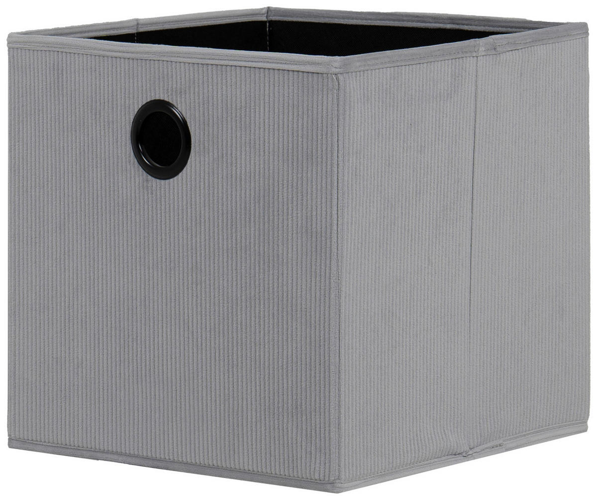 Stoffbox grau B/H/T: ca. 32x32x32 cm Stoffbox_1 3755 - grau (32,00/32,00/32,00cm)