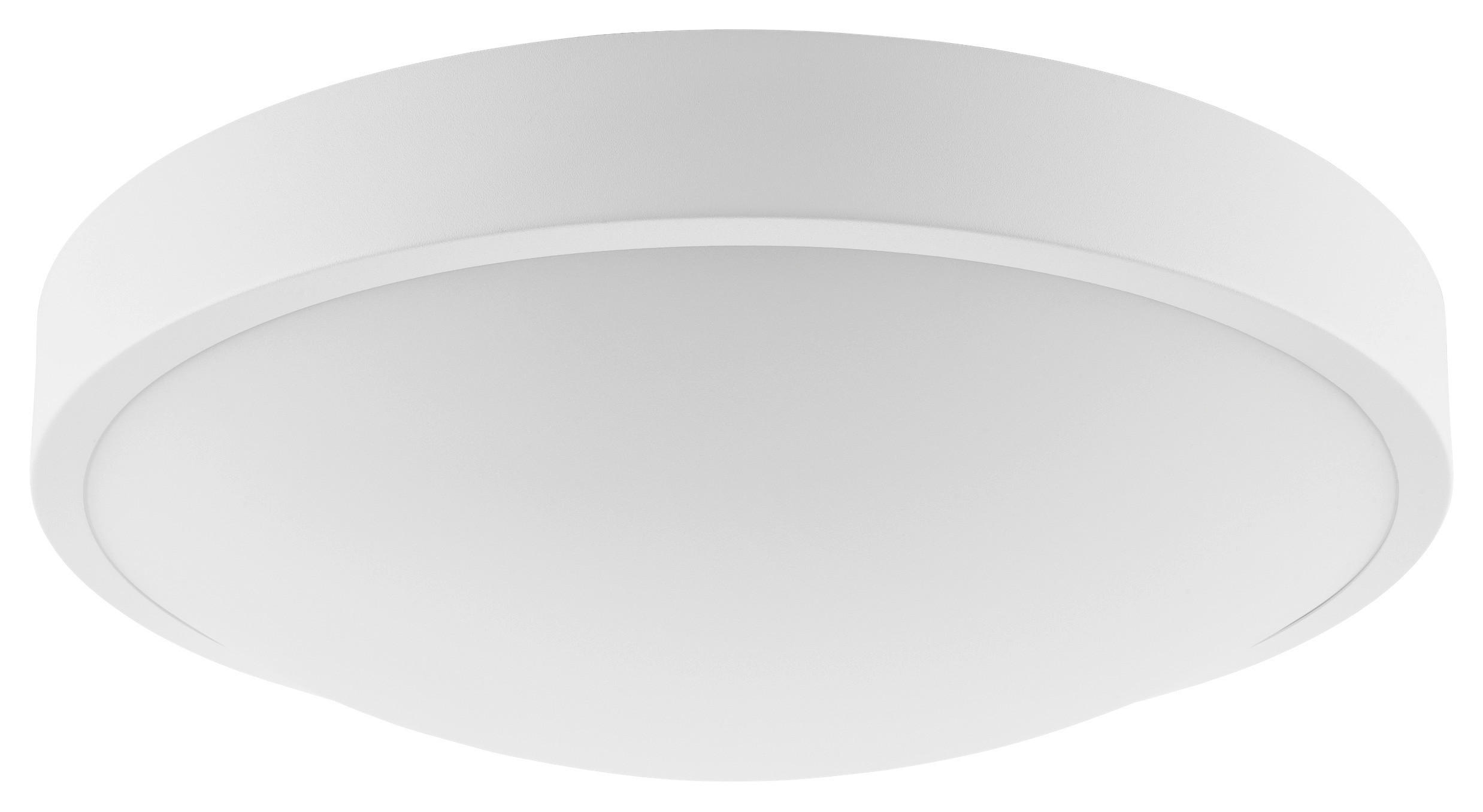 Lamkur Deckenleuchte weiß Stahl Glas B/H/L: ca. 37x8x37 cm E27 2 Brennstellen JONAS - weiß (37,00/37,00/8,00cm) - Lamkur