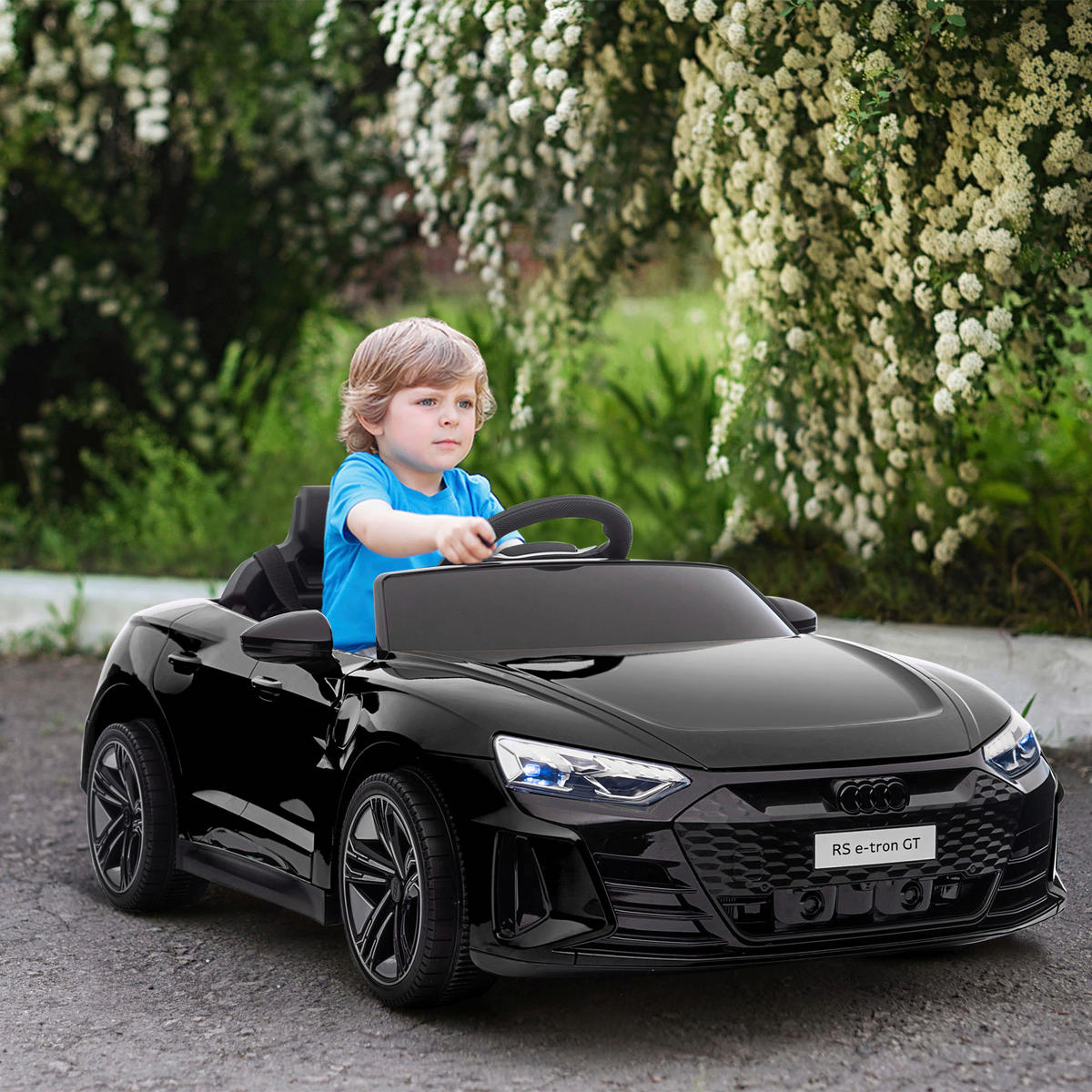 HOMCOM Kinder-Elektroauto schwarz B/H/L: ca. 58x41x103 cm Kinder Elektroauto - schwarz (103,00/58,00/41,00cm) - HOMCOM
