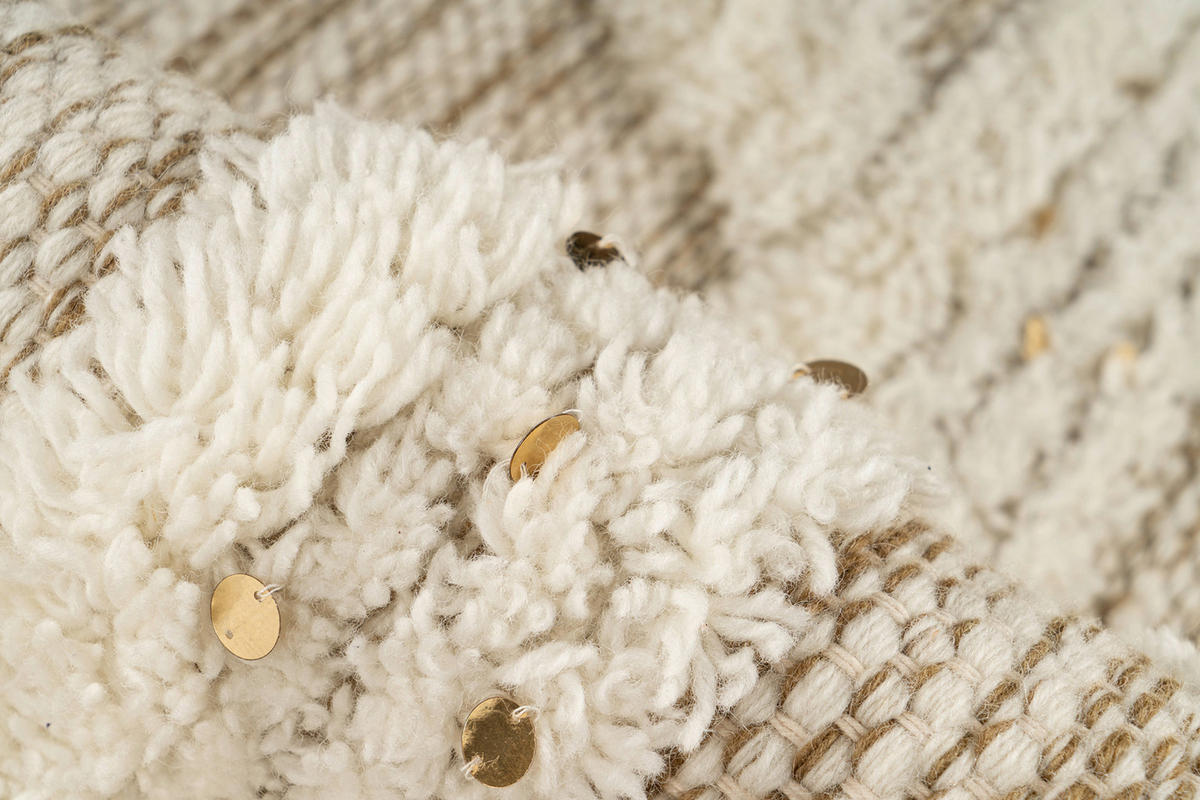 360Living Teppich Bohist khaki B/L/D: ca. 160x400x160 cm Bohist - creme/khaki (160,00/400,00cm) - 360Living