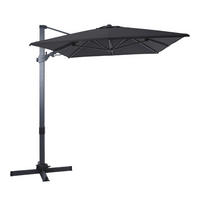 AXI Outdoor Living Ampelschirm Milad anthrazit Metall B/H/L: ca. 200x250x300 cm Milad - anthrazit/grau (300,00/200,00/250,00cm) - AXI Outdoor Living