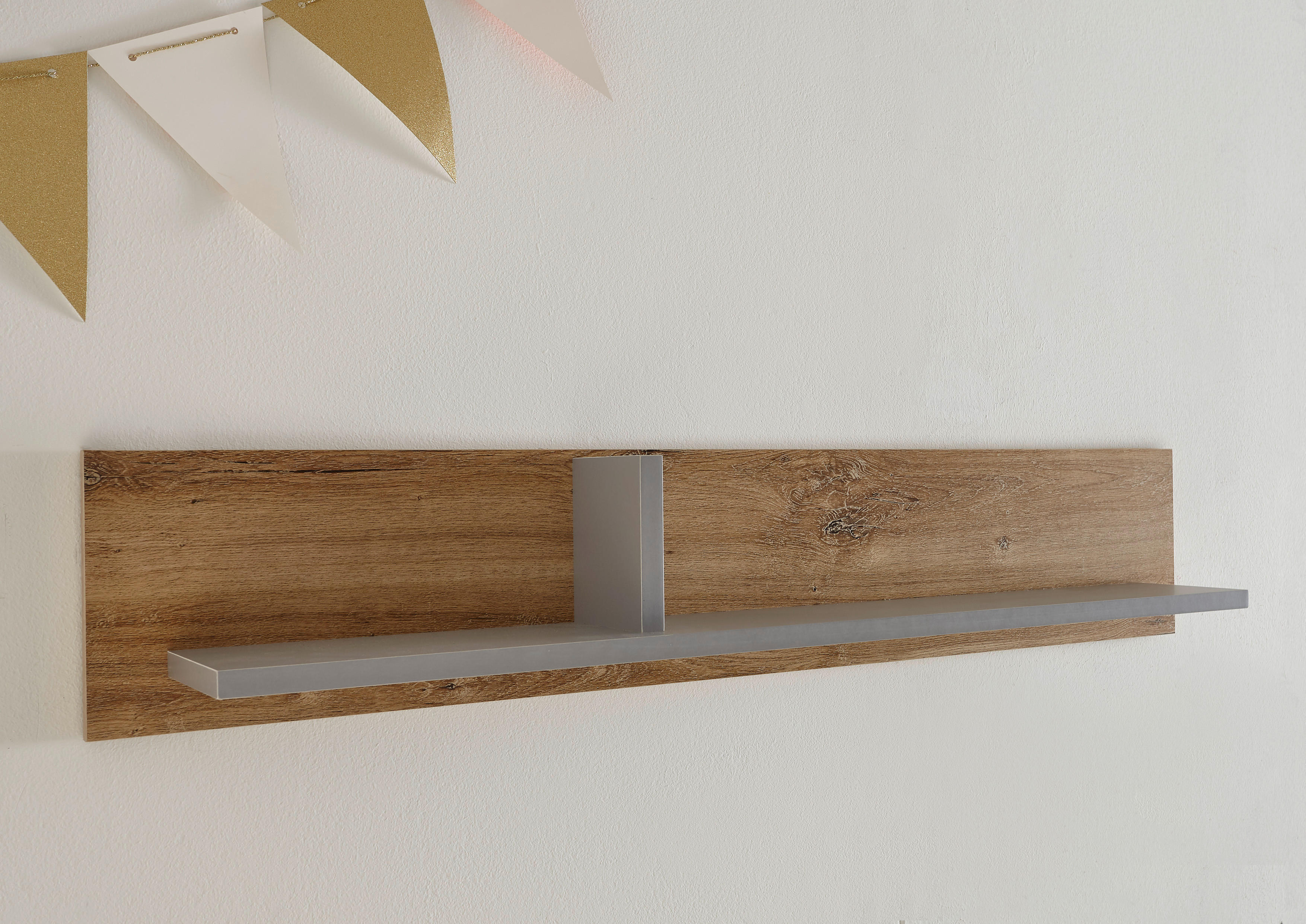 Wandpaneel Larissa braun Bolton Oak Nachbildung B/H/T: ca. 100x20x18 cm Larissa - braun (100,00/20,00/18,00cm)