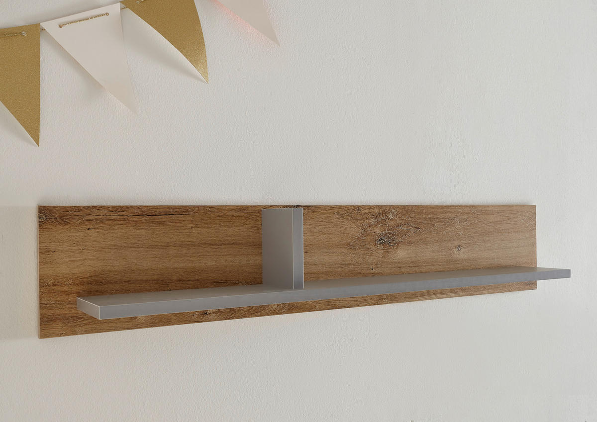 Wandpaneel Larissa braun Bolton Oak Nachbildung B/H/T: ca. 100x20x18 cm Larissa - braun (100,00/20,00/18,00cm)
