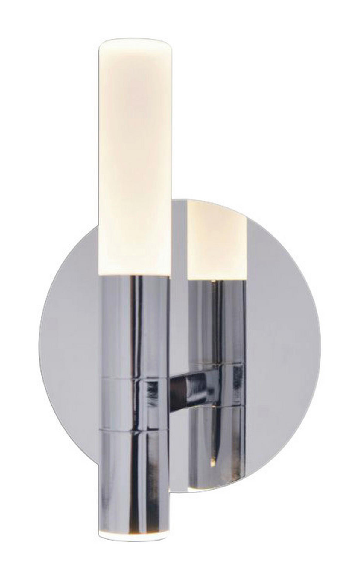 Näve Leuchten LED Wandleuchte NV1278642 Chrom Stahl Glas H/D: ca. 19x13 cm 1 Brennstellen Castle - Chrom (13,00/19,00cm) - Näve Leuchten