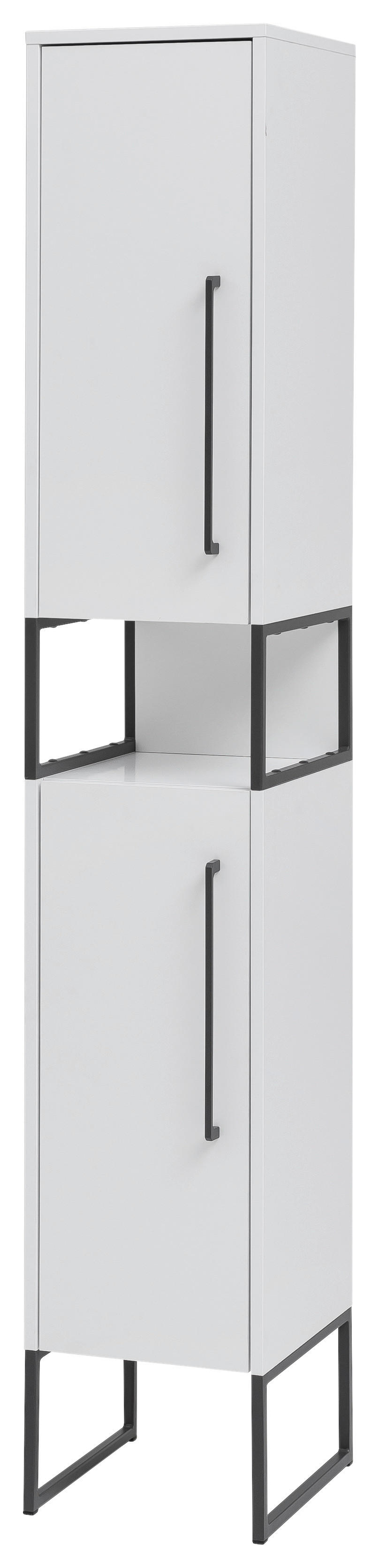 Hochschrank Limone weiß B/H/T: ca. 30,4x183,4x33,1 cm Limone - weiß (30,40/183,40/33,10cm) - Möbelpartner