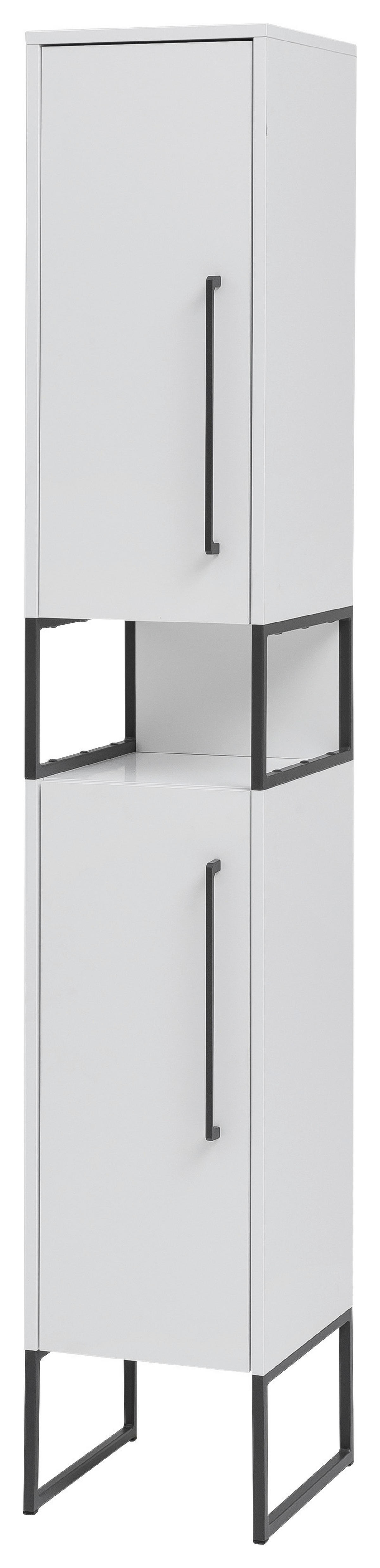 Hochschrank Limone weiß B/H/T: ca. 30,4x183,4x33,1 cm Limone - weiß (30,40/183,40/33,10cm) - Möbelpartner