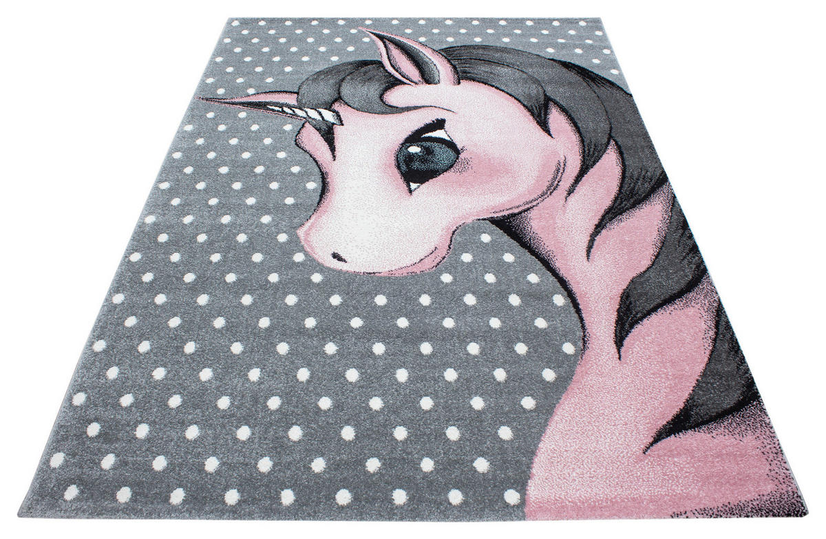 Ayyildiz Teppich KIDS pink B/L: ca. 160x230 cm KIDS - pink (160,00/230,00cm) - Ayyildiz