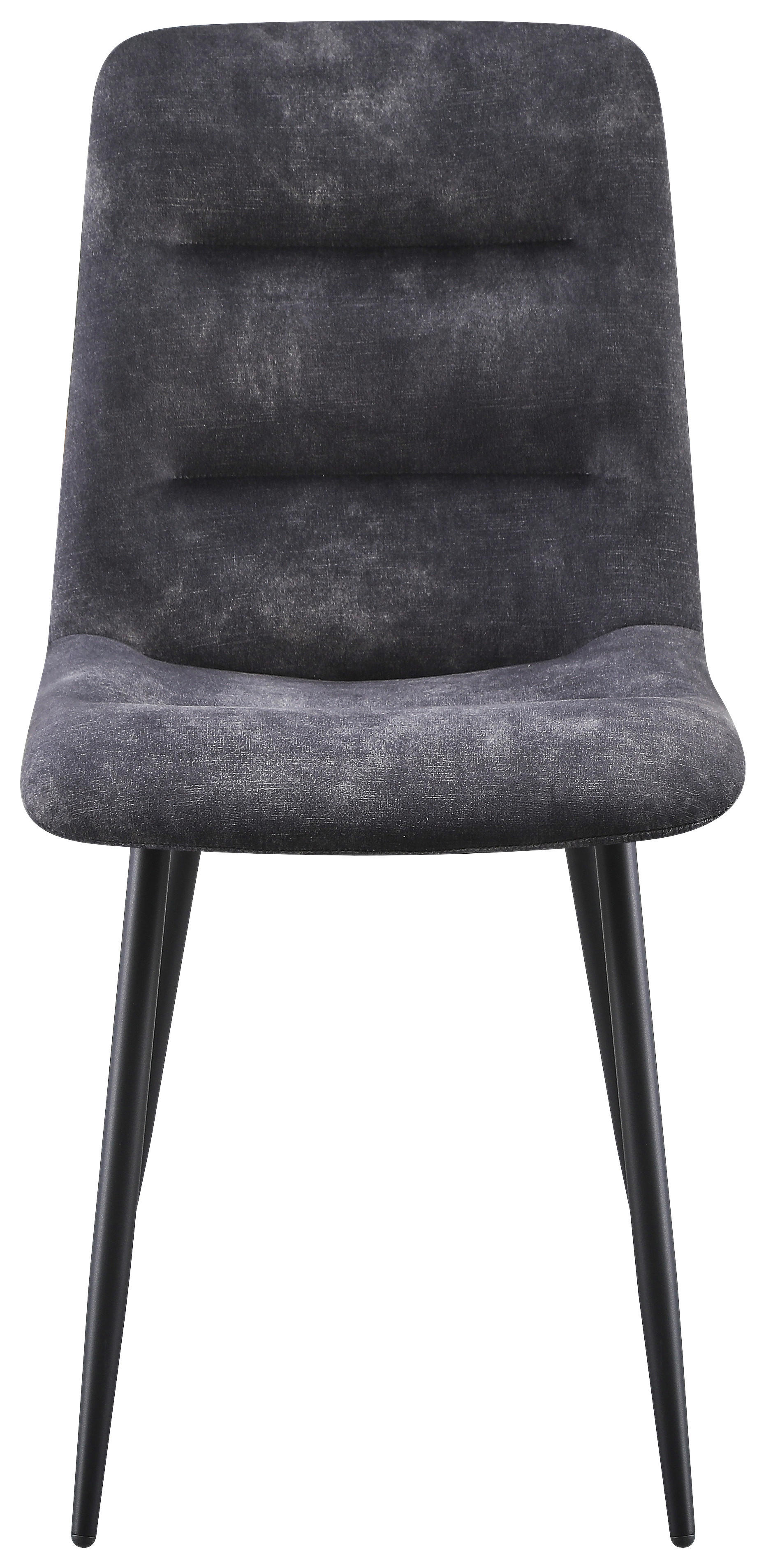 Stuhl Basti anthrazit Polyester B/H/T: ca. 45x87x43 cm Basti - schwarz/anthrazit (45,00/87,00/43,00cm)