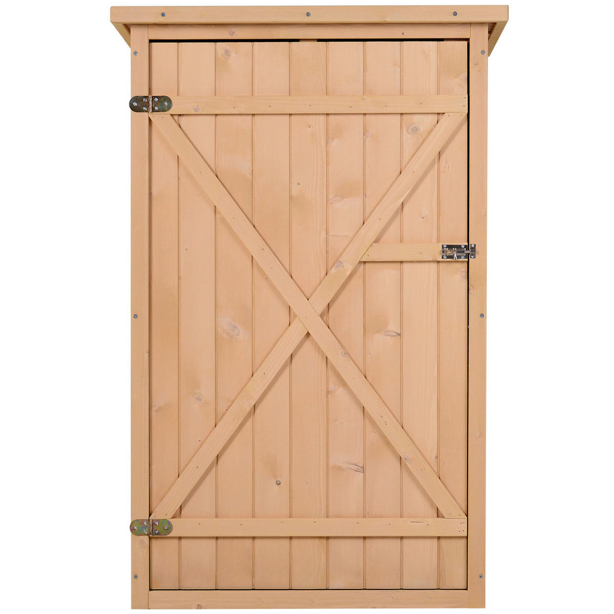 Outsunny Gartenhaus natur B/H/L: ca. 56x115x75 cm Gartenhaus - natur (75,00/56,00/115,00cm) - Outsunny