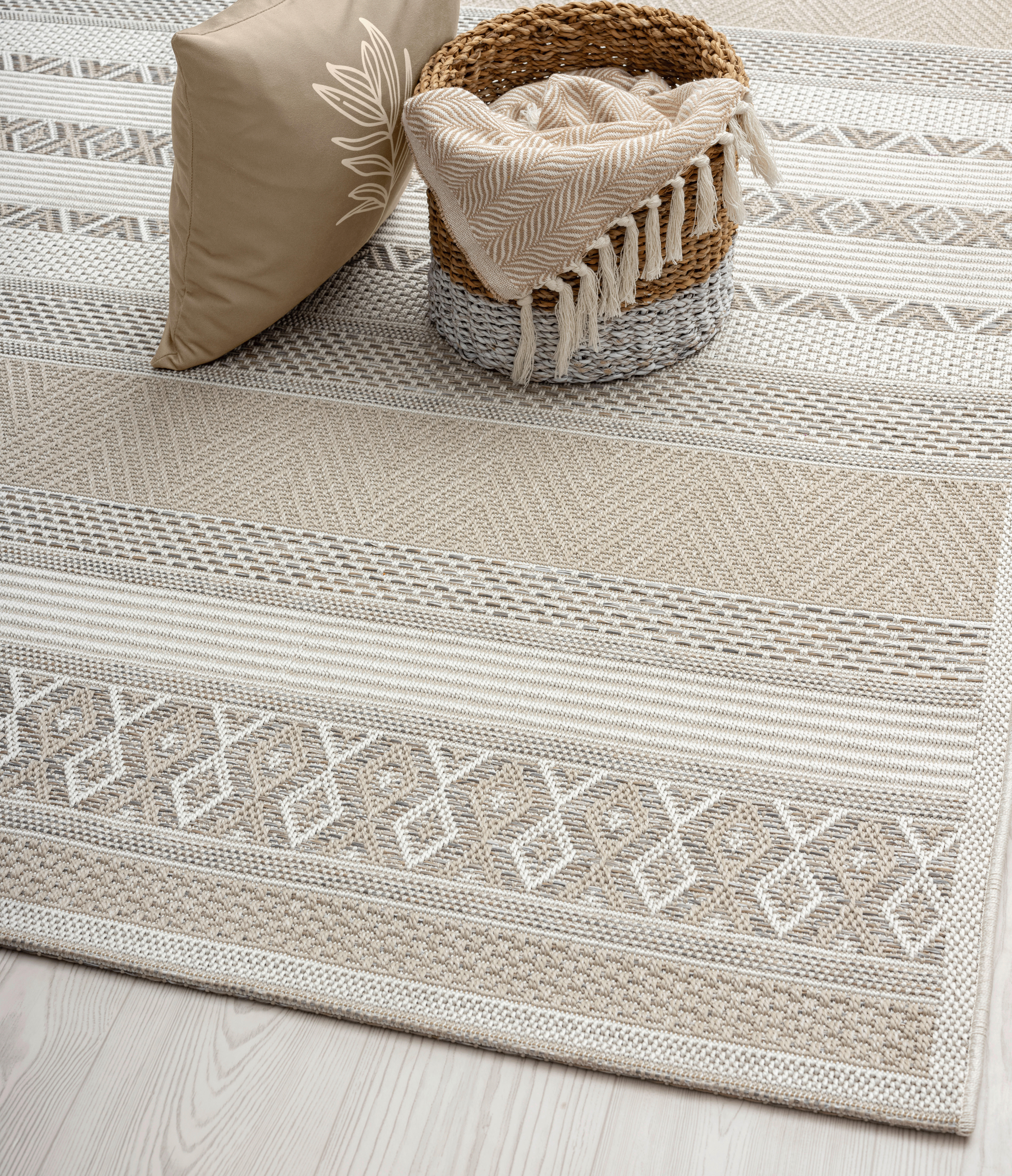 Merinos Teppich Ottowa beige B/L: ca. 240x340 cm Ottowa - beige (240,00/340,00cm) - Merinos
