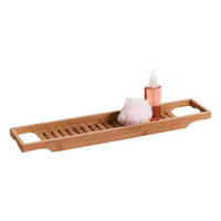 Zeller Badewannenablage braun B/H/L: ca. 14,3x4,5x70 cm Badewannenablage - braun (70,00/14,30/4,50cm) - Zeller