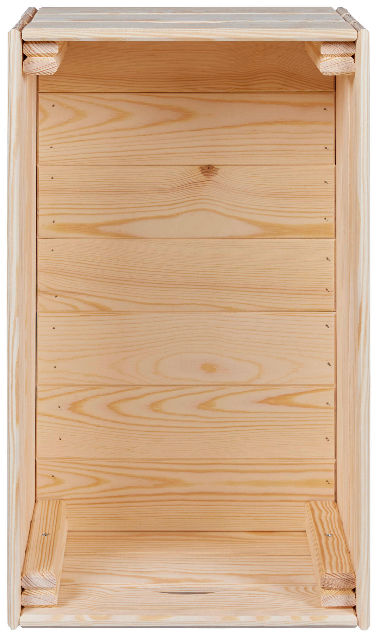 Holzkiste Valloni L natur natur Holz B/H/L: ca. 31,5x23x65 cm Valloni L - natur (65,00/31,50/23,00cm) - Inter Link