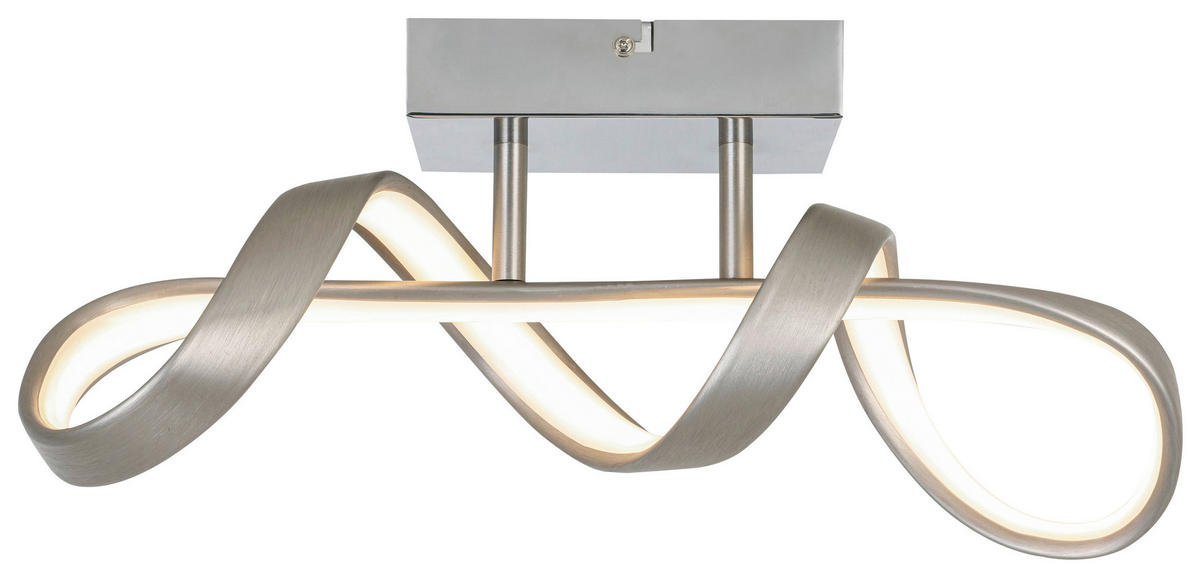 Nolo LED Deckenleuchte Chrom Kunststoff Metall B/H/L: ca. 12x16x40 cm null 1 Brennstellen LED-Deckenleuchte_Jonathan - Chrom (40,00/12,00/16,00cm) - Nolo