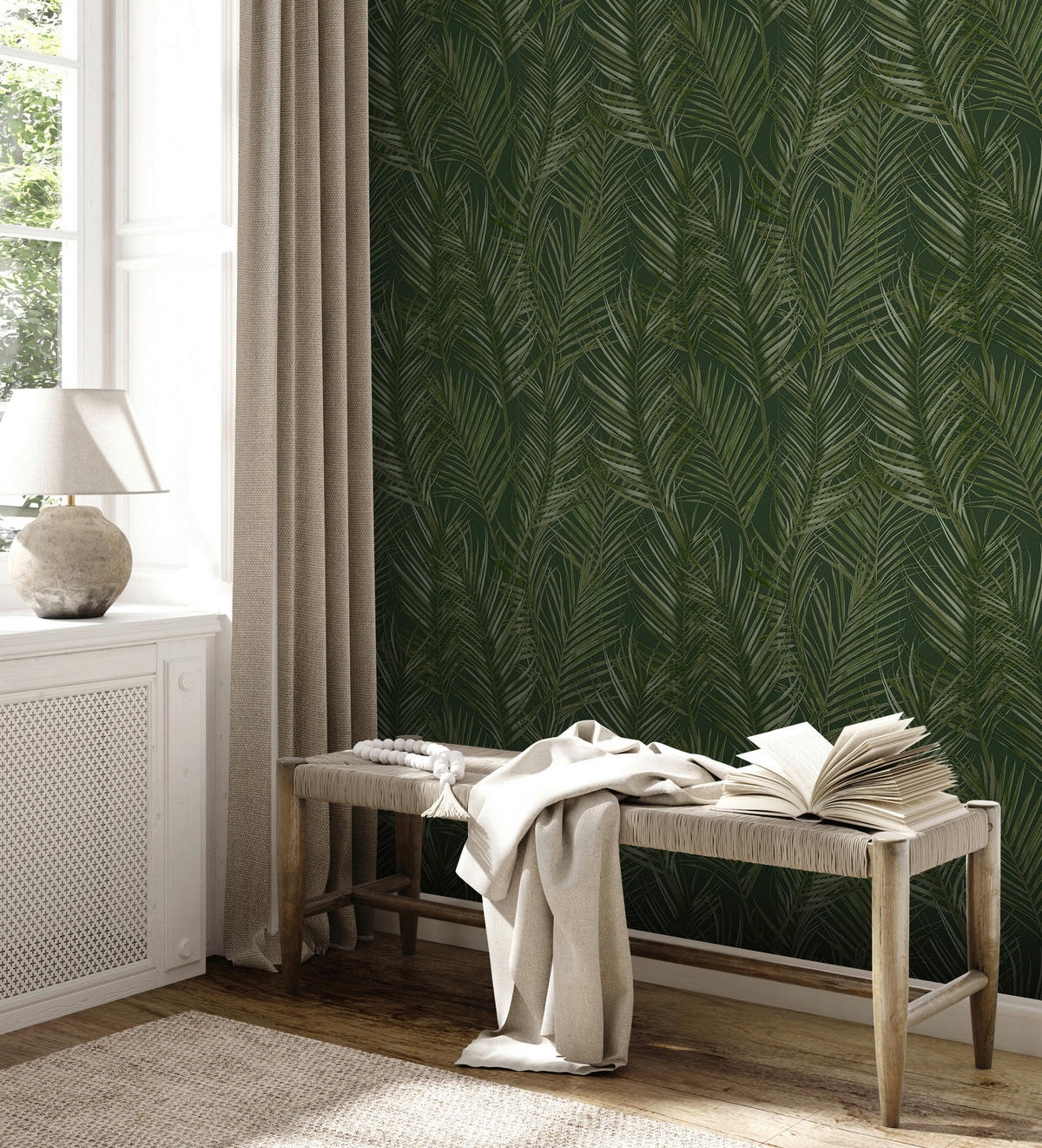 A.S.Creation Vliestapete Attractive 2 Floral grün B/L: ca. 53x1050 cm Attractive 2 - grün (53,00/1050,00cm) - A.S.Creation