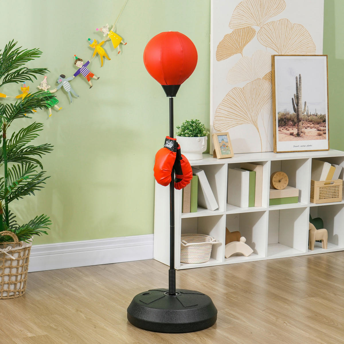 AIYAPLAY Punchingball rot B/H/L: ca. 44,3x147x44,3 cm Punchingball - rot (44,30/44,30/147,00cm) - AIYAPLAY