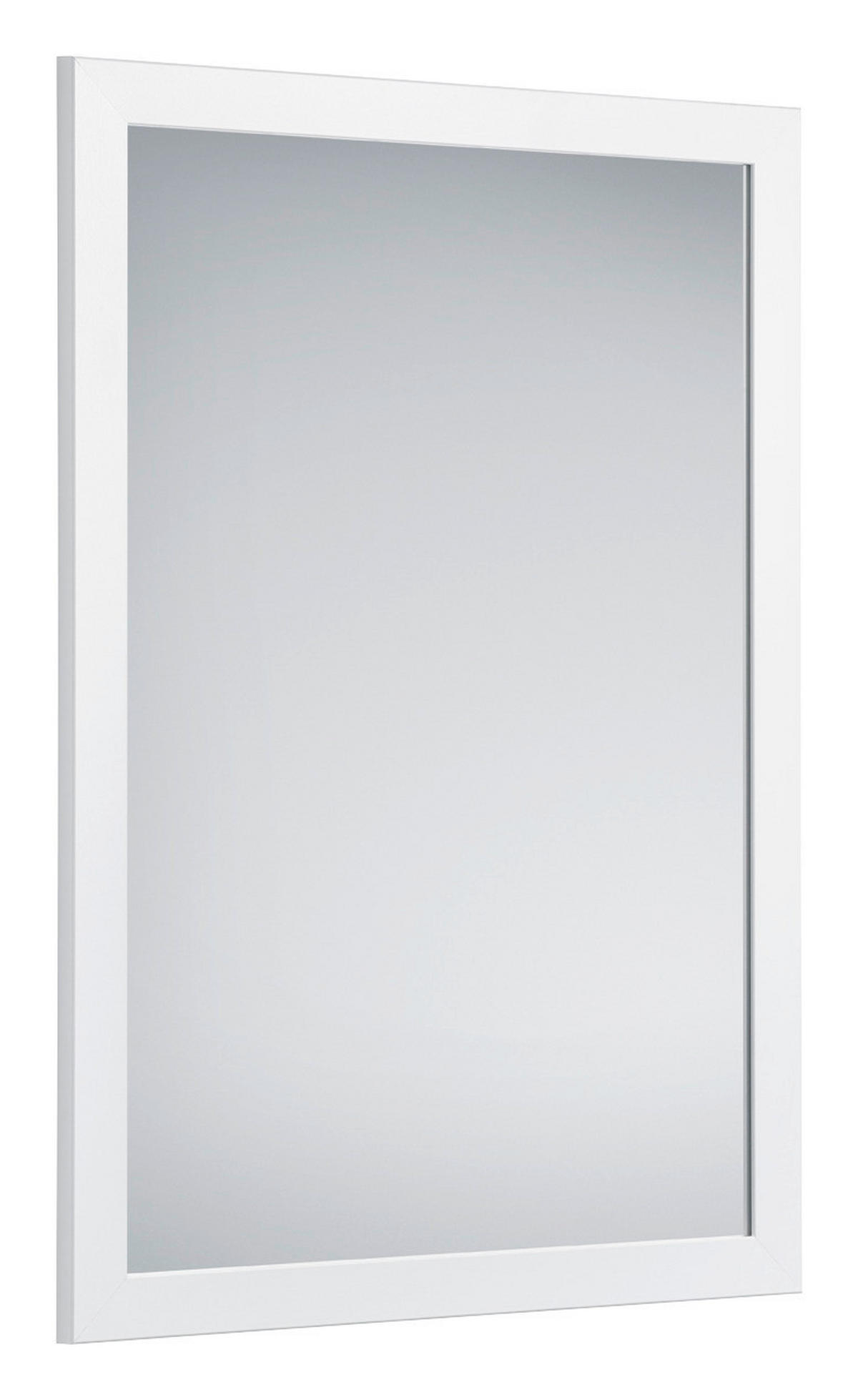 Mirrors&More Rahmenspiegel KIM weiß B/H/T: ca. 48x68x2 cm KIM - weiß (48,00/68,00/2,00cm) - Mirrors&More