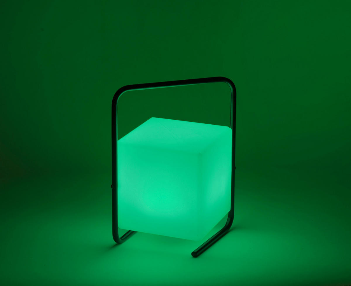 Just Light Mobile LED-Tischleuchte  PN19970-18 KENO - weiß/schwarz (18,00/18,00/29,00cm) - Just Light