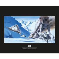 Komar Poster Star Wars Classic RMQ Hoth Battle S Star Wars B/L: ca. 50x40 cm Star Wars Classic RMQ Hoth Battle S - (50,00/40,00cm) - Komar