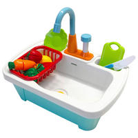 AXI Spielküchen blau B/H/L: ca. 40x30x26 cm Spielküchen - blau/weiß (26,00/40,00/30,00cm) - AXI