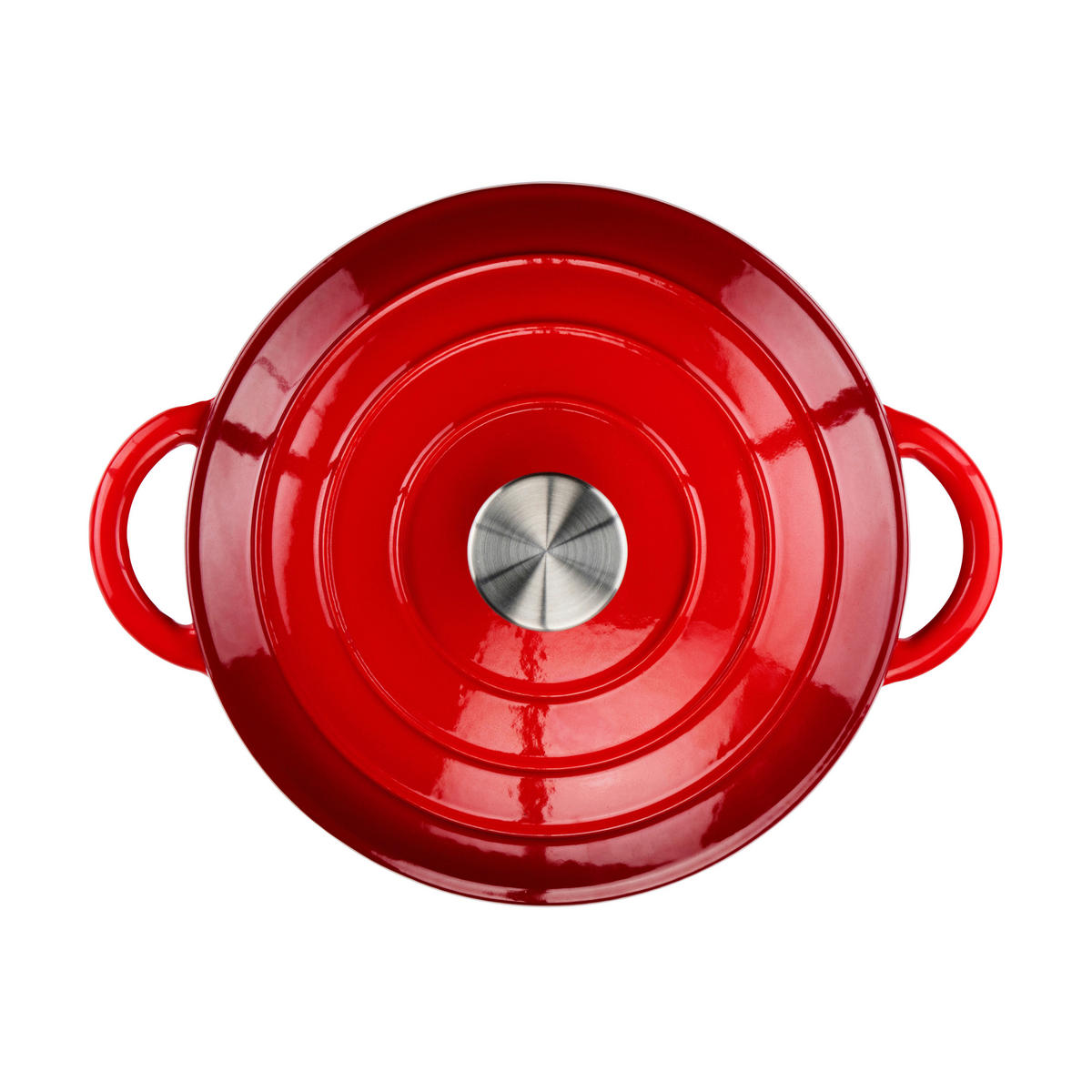 alpina Bräter rot Eisen D: ca. 24 cm Bräter_rund - rot (24,00cm) - Alpina