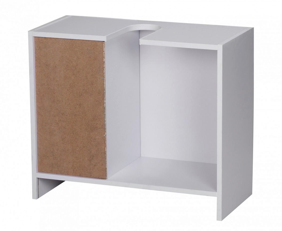 Waschbeckenunterschrank weiß B/H/T: ca. 30x54x63 cm Waschbeckenunterschrank - weiß (30,00/54,00/63,00cm) - Wohnling