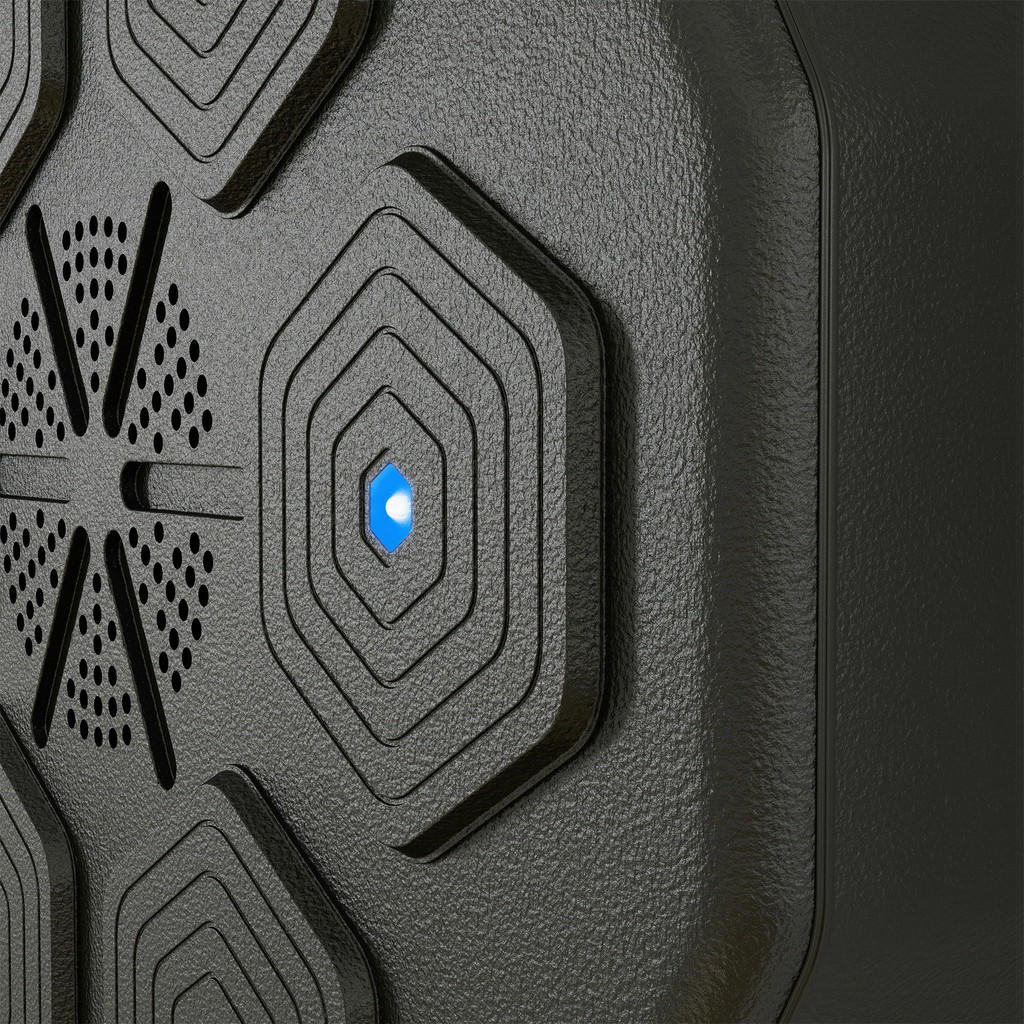 Thumbnail - SPORTNOW Musik-Boxmaschine schwarz Polyethylen B/H/L: ca. 40x7,5x40 cm