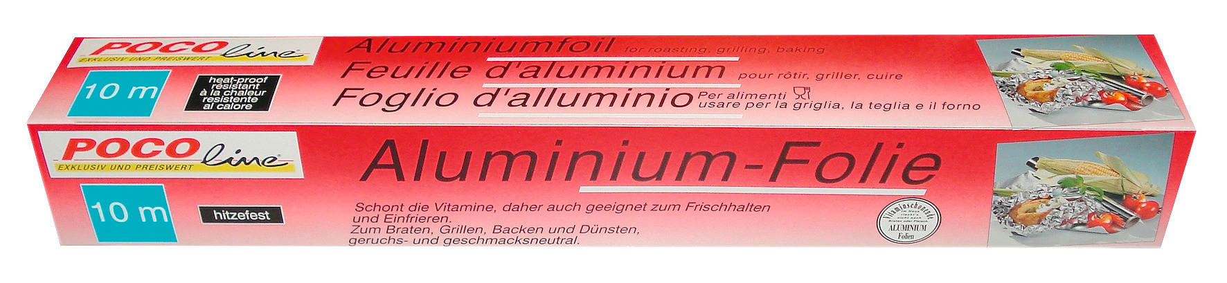 Alufolie B/H/T: ca. 31x4,5x4,5 cm Alufolie - (31,00/4,50/4,50cm)