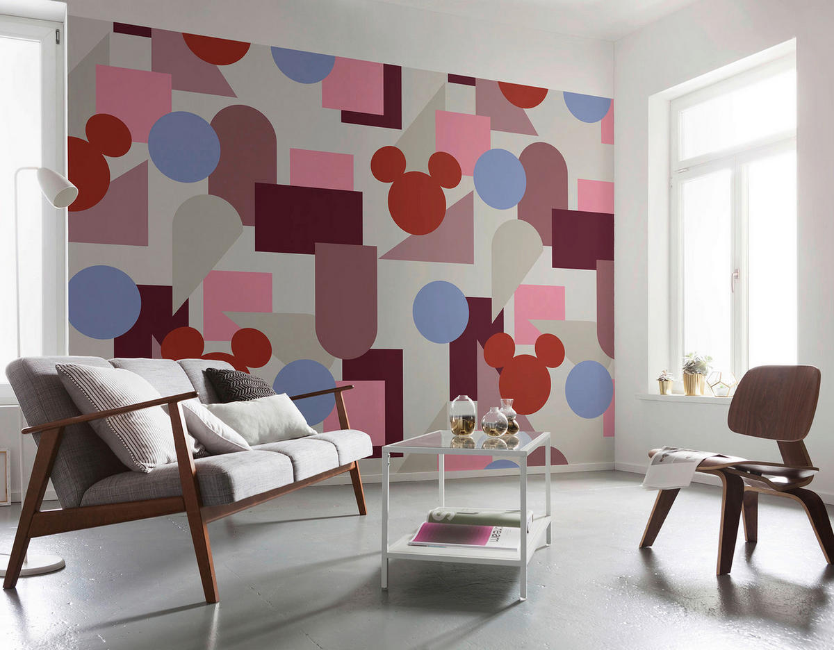 Komar Fototapete Colourful Mickey Disney B/L: ca. 400x250 cm Colourful Mickey - (400,00/250,00cm) - Komar
