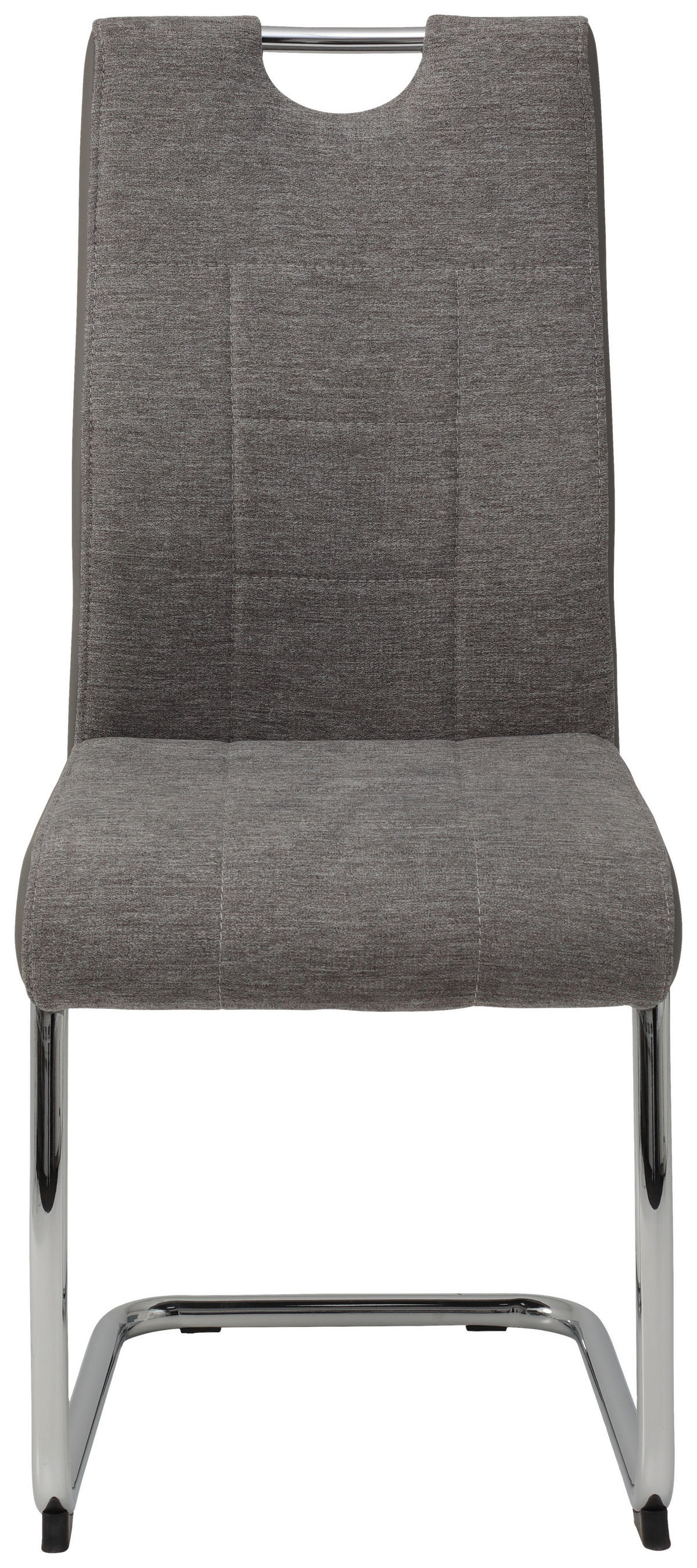 Schwingstuhl Alina 2er Set grau Chrom Alina 2er Set - Chrom/grau - Hela