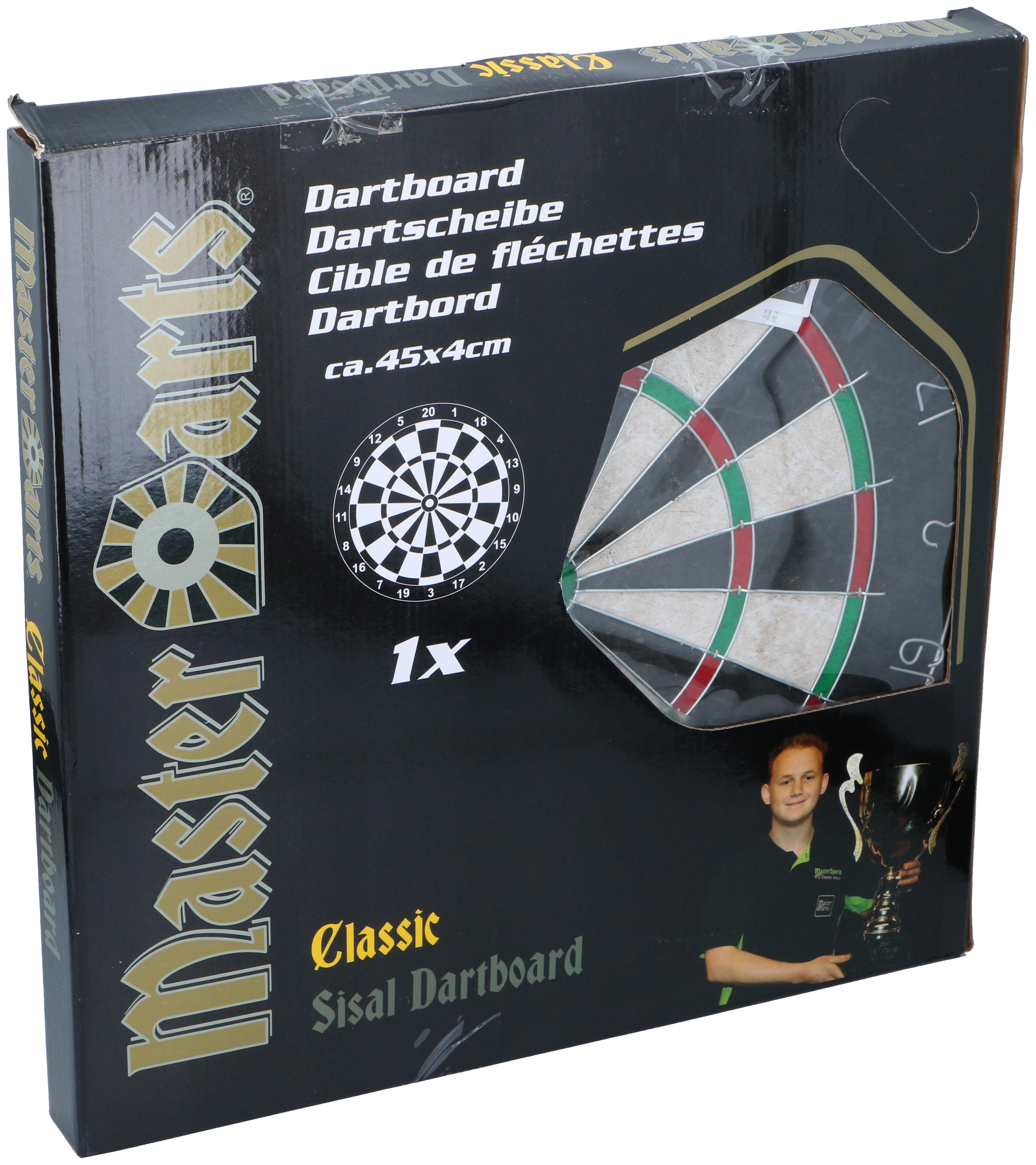 Dartscheibe B/H/L: ca. 46x5x46 cm Dartscheibe_Classic - (46,00/46,00/5,00cm)