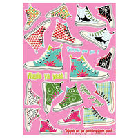 Komar Wandtattoo Sneakers  Sneakers B/L: ca. 50x70 cm Sneakers - (50,00/70,00cm) - Komar
