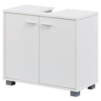 Waschbeckenunterschrank weiß B/H/T: ca. 30x55x60 cm Waschbeckenunterschrank - weiß (30,00/55,00/60,00cm) - Wohnling