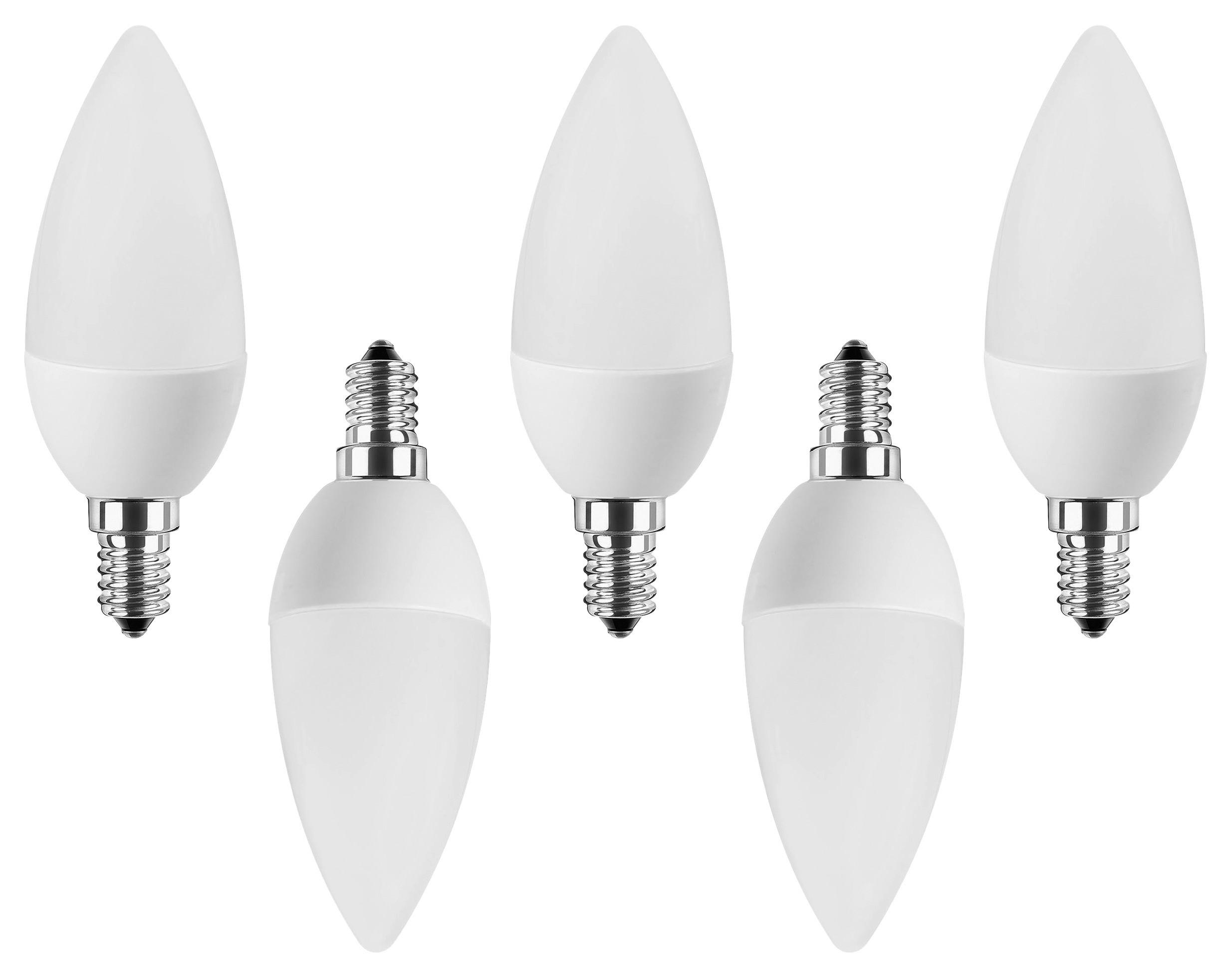 Blulaxa Kerzenlampe 49224 E14 LED-Kerzenlampe_5erPack_Blulaxa E14 - weiß (3,50cm) - Blulaxa
