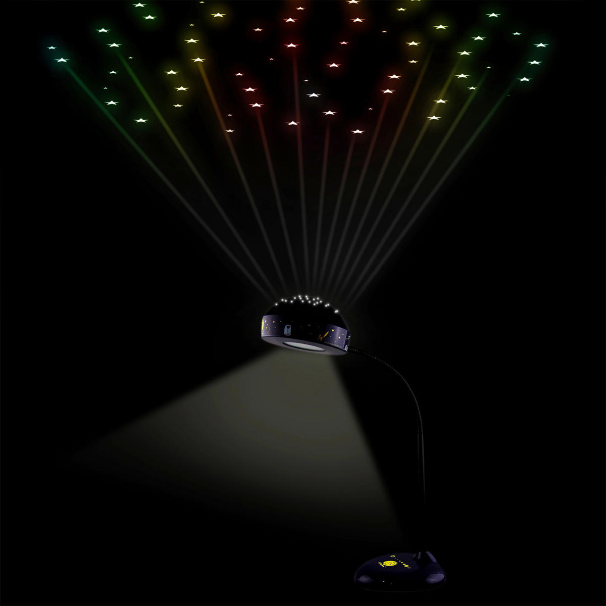 Niermann LED-Tischleuchte Kleiner Prinz 202 schwarz blau Kunststoff B/H/T: ca. 24x50x14 cm 1 Brennstellen Kleiner Prinz - blau/schwarz (24,00/50,00/14,00cm) - Niermann