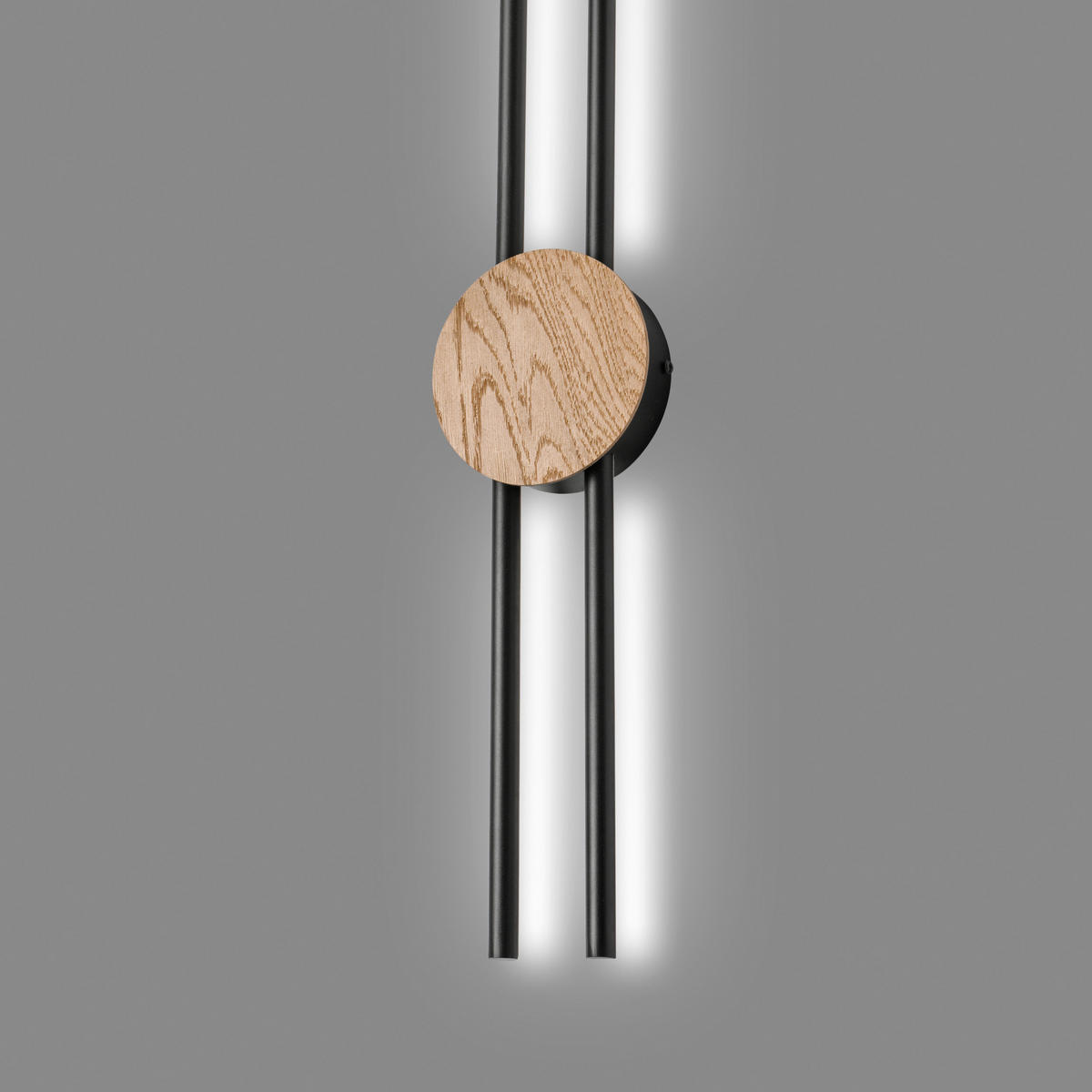 Lamkur LED-Wandleuchte Chrom PVC Stahl B/H/L: ca. 12x80x12 cm Longo - Chrom (12,00/12,00/80,00cm) - Lamkur