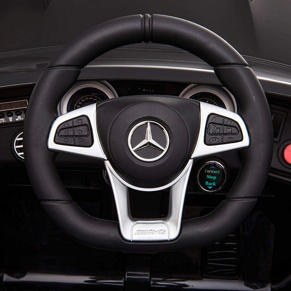 HOMCOM Elektroauto AMG GLC schwarz B/H/L: ca. 70x55x115 cm AMG GLC - schwarz (115,00/70,00/55,00cm) - HOMCOM