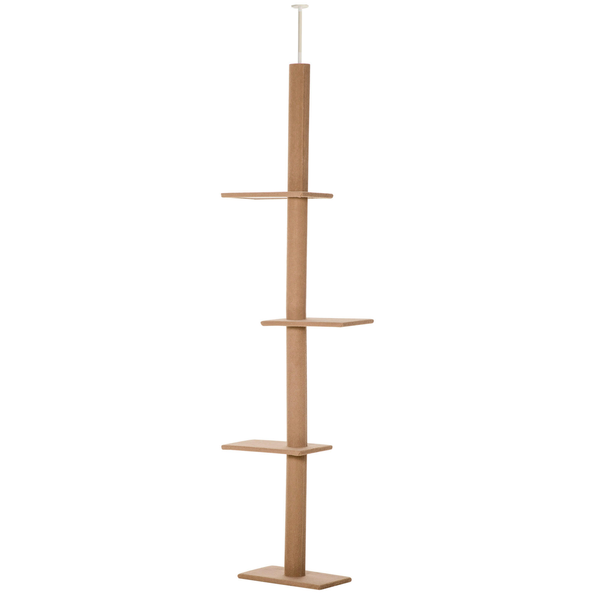 PawHut Kratzbaum braun Spanplatte B/H/L: ca. 27x228x43 cm Kratzbaum - braun (43,00/27,00/228,00cm) - PawHut
