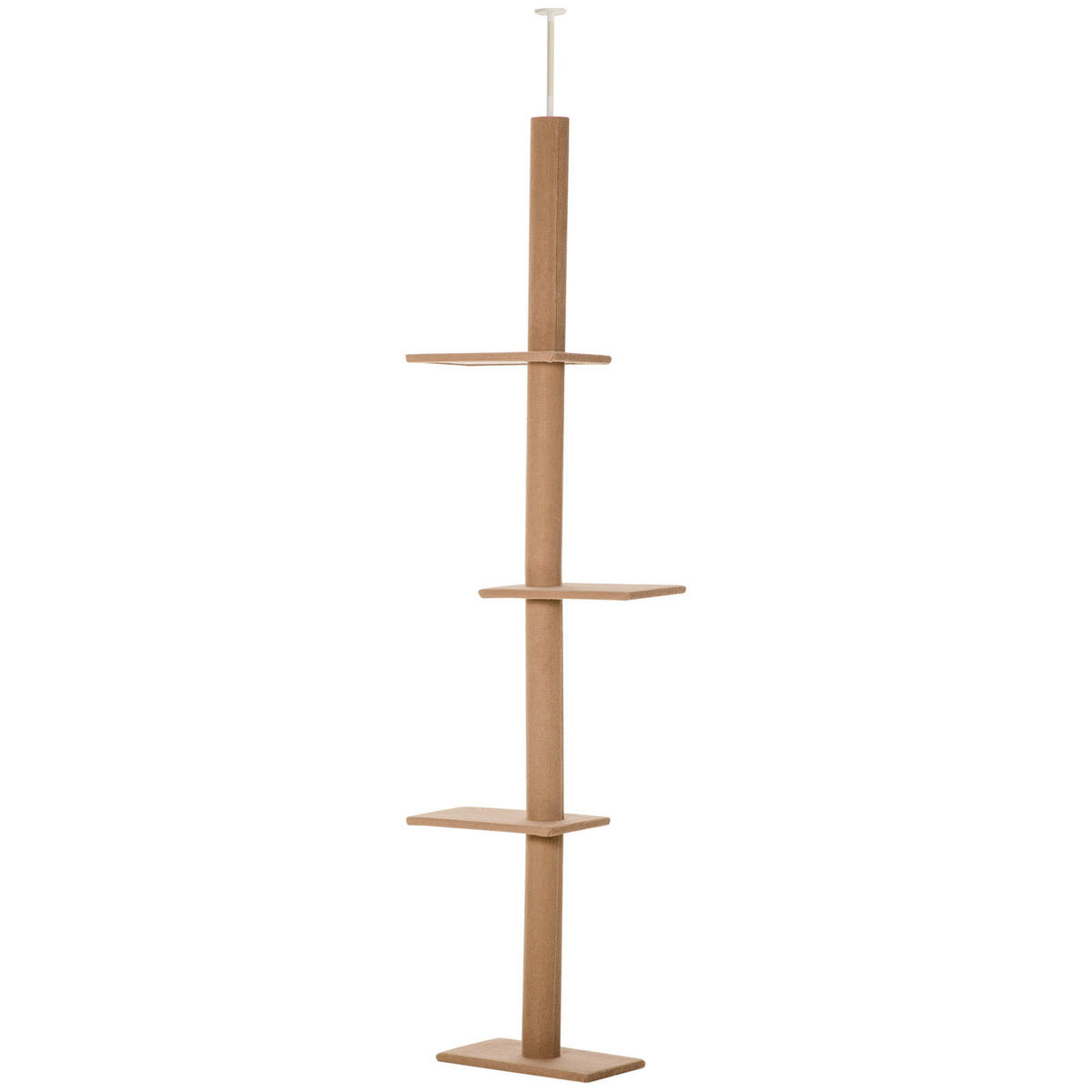 PawHut Kratzbaum braun Spanplatte B/H/L: ca. 27x228x43 cm Kratzbaum - braun (43,00/27,00/228,00cm) - PawHut