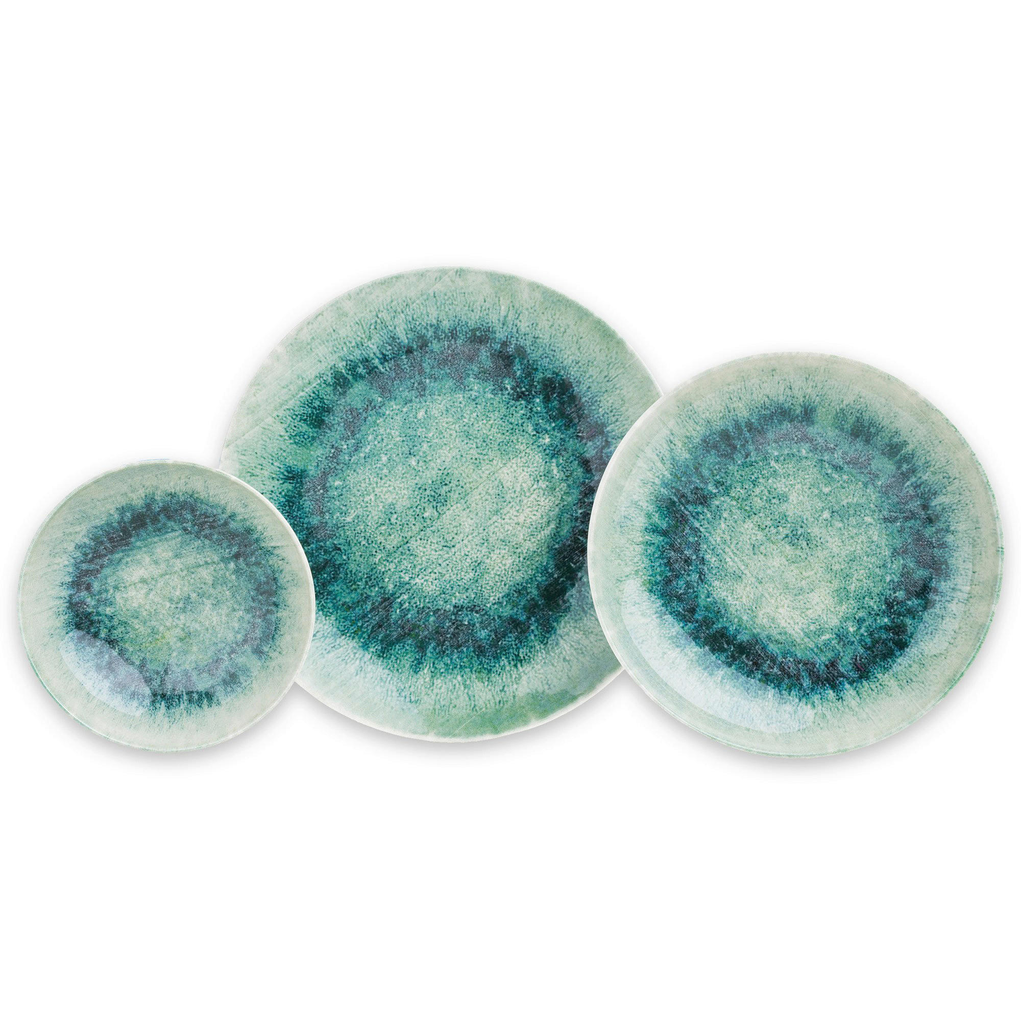 Hermia Concept Kombiservice weiß Porzellan 18 tlg. Kombiservice_18tlg. - blau/weiß - Hermia Concept