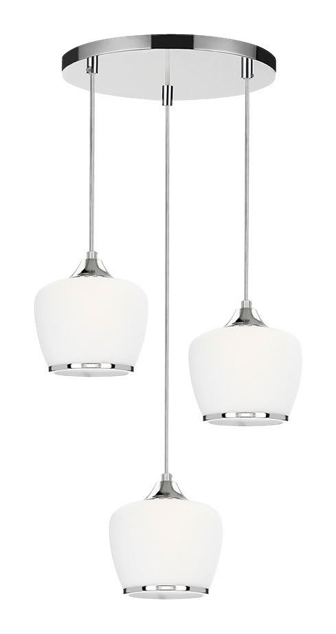 Spot-Light Pendelleuchte 17921328 H/D: ca. 110x35 cm E14 3 Brennstellen Pendelleuchte_3flg.Rondas - (35,00/110,00cm) - Spot-Light