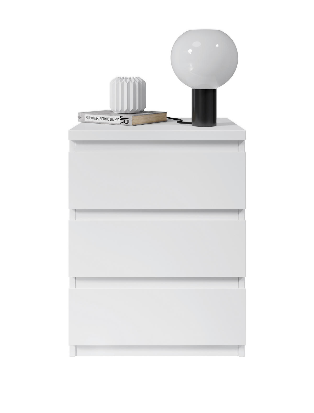 Nachtkonsole Olli weiß B/H/T: ca. 45x61x38 cm Olli - weiß (45,00/61,00/38,00cm)