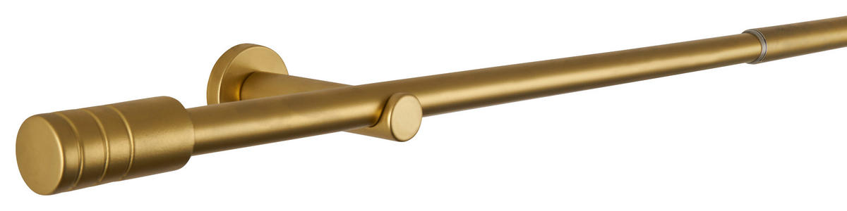 Stilgarnituren rillcube gold Metall ausziehbar von ca. 120 bis 210 cm 1.0 Läufe rillcube - gold - ondeco