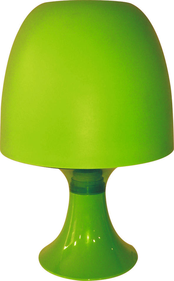 POCOline Tischleuchte grün Kunststoff H: ca. 24 cm E14 1 Brennstellen Sveta - grün (24,00cm)