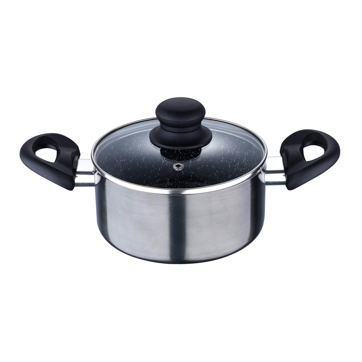 SAN IGNACIO Kochgeschirrset Soria schwarz Aluminium 4 tlg. Soria - schwarz - SAN IGNACIO