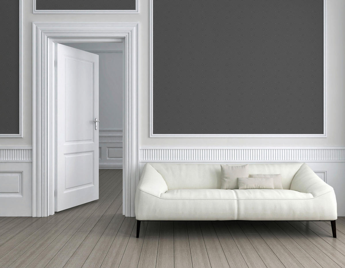 A.S.Creation Vliestapete Attractive 3D-Optik schwarz B/L: ca. 53x1005 cm Attractive - schwarz (53,00/1005,00cm) - A.S.Creation